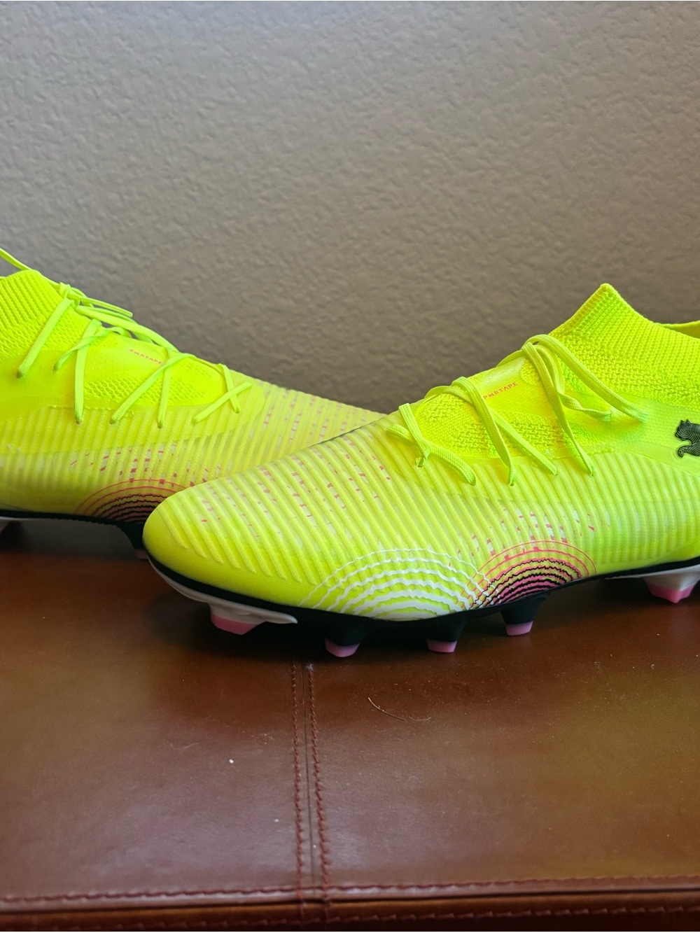 PUMA Future Ultimate FG Soccer Cleats - Neon Yellow - Size 10.5 - With Tags